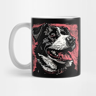 Retro Art Central Asian Shepherd Dog Lover Mug